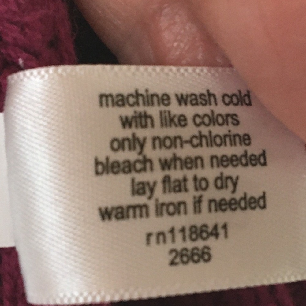 Lane Bryant Magenta Pink Chunky Pointelle Knit Open Front Cardigan Plus 26/28 - Picture 6 of 6